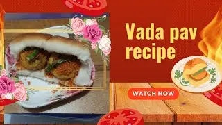 Street food vada pav recipe #foid # cooking #viral 