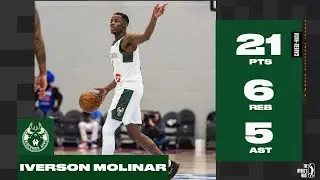 A Career-High Night For Iverson Molinar as He Put Up 21 PTS in Wisconsin Herd Win!