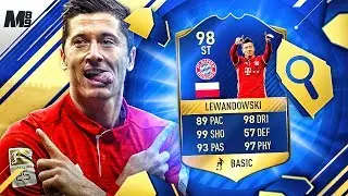 FIFA 17 TOTS LEWANDOWSKI REVIEW | 98 TOTS LEWANDOWSKI PLAYER REVIEW | FIFA 17 ULTIMATE TEAM