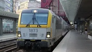 Treinen op Antwerpen Centraal Station / Züge am Antwerpener Hbf
