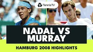 Rafael Nadal vs Andy Murray First Meeting On Clay! 🧱 | Hamburg 2008 Highlights