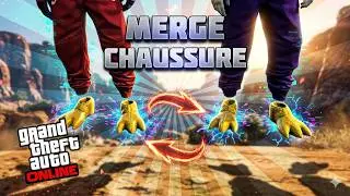 NEW Glitch Solo MERGE Chaussure sur Toutes les Tenues⚡Glitch Solo MERGE sur GTA 5 Online ⭐️