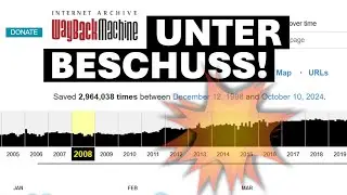 Die WAYBACK MACHINE ist in GEFAHR!