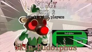 Conseguí una skin de Piggy antes que terminara su evento || Piggy book 2 but it's 100 players | Trys
