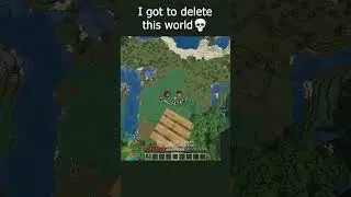 i will never play in this world ag #minecraft