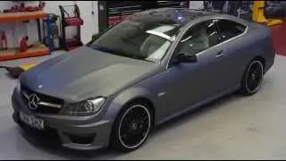 C63 AMG coupe wrapped by pw pro