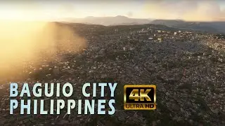 Baguio City, Philippines | 4K (Ultra HD) Aerial View - Microsoft Flight Simulator 2020