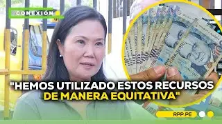 Keiko Fujimori se pronuncia sobre uso de fondos de la franja electoral tras denuncia #ConexionRPP