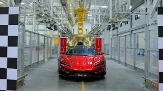BYD Yangwang U9 Exclusive Super Factory and Carbon Cabin Workshop