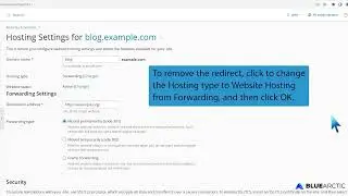 How to Remove a subdomain redirect in Plesk   BLUE ARCTIC