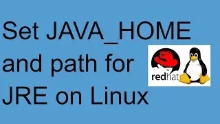 Set JAVA HOME and JRE path  on Linux