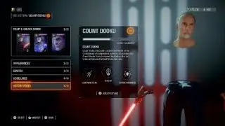 Star Wars Battlefront 2 Count Dooku Skin Glitch Version 1