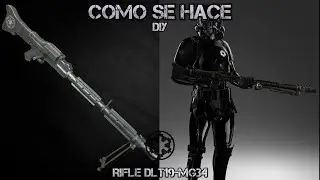 Como Se Hace: Blaster Pesado DLT19-MG34 - Star Wars Goma Eva DIY