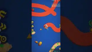 worms zone #wormszone #gameplay #funny #wormszoneio #snakegame