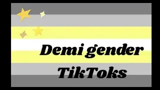 Demigender TikToks for my demigender pals
