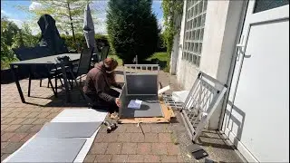 EUGAD Hundebox Alu Aufbau