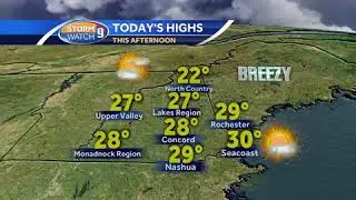Watch: Bright sunshine and breezy