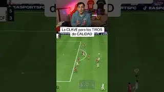 Aprende a TIRAR de CALIDAD ✅ (para tiros lejanos)#eafc #fifa #fc25 #consejos #proplayer