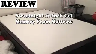Review Sweetnight 10-inch Gel Memory Foam Mattress 2020
