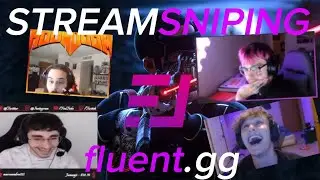 STREAM SNIPING RUST STREAMERS WITH CHEATS ft. Fluent