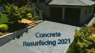 How to do Concrete driveway resurfacing. From start to finish With crack repair