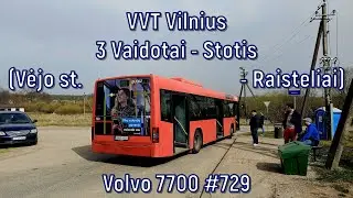 VVT Vilnius - Volvo 7700 #729, linija 3