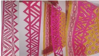 New style kameez gher designer stitching নতুন ডিজাইনের কামিজের ঘের সেলাই 