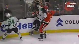 Frank Vatrano Slams Jason Robertson Down To The Ice In Frustration After Slash