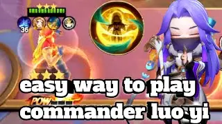 Tips on how to easily play Commander Lou Yi||magic chess go go