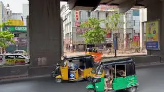 L B Nagar Metro Station Area-Hyderabad-Telangana-India