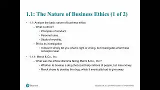 GBA 383   Chapter 1 Ethics and Business   Part 1