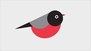 How to Make a Bird in Illustrator || Illustrator cc Tutorial