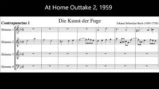 Glenn Gould plays The Art of Fugue, Contrapunctus 1
