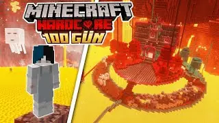 Minecraft Hardcore NETHER Dünyasında 100 GÜN!