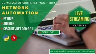 ✅Clas#1/2: Network Automation: Cisco Devnet 200-901 + Python + Ansible + Nornir  || Trainer: Sagar