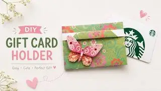 How to Make Easy Origami GIFT CARD HOLDER