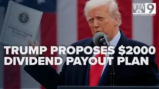 Trump proposes $2,000 tariff funded dividend payout plan for Americans