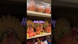 Hobby Lobby Fall Decor 🍁🎃🏺 #sale #shopping #falldecor #thanksgiving #hobbylobby