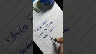 The art of cursive letters✨#calligraphy #shorts #viral #handlettering