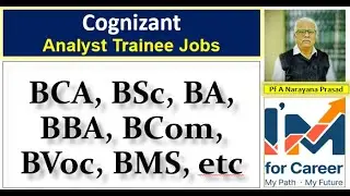 Cognizant - Analyst Trainee Jobs - Any Degree - 31.12.2026 Last Date