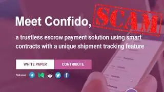 CAE CRIPTOMONEDA CONFIDO CFD DESAPARECIENDO CON $375.000 DOLARES