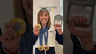 Olympians&rsquo; grip strength test! 💪 #olympics #olympians #strength #sports #paris2024 #gripstrength