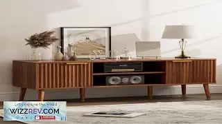 TV Stand for Living Room Mid Century Modern Entertainment Center for 55 60