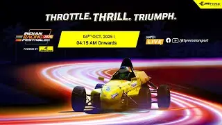 Indian Racing Festival 2025 - JK Tyre LGB F4 - Race 2&ndash; 4th Oct&rsquo;25