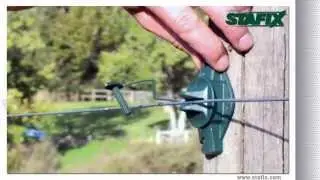 How to install woodpost claw and pinlock insulators | Stafix