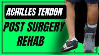 Achilles Tendon Post Surgery Rehab Week 2 - 3. What exercises to do? #activerecovery #physiotherapy