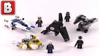 Every LEGO Star Wars Rogue One Microfighter - Series 4!!! | Unbox Build Time Lapse Review
