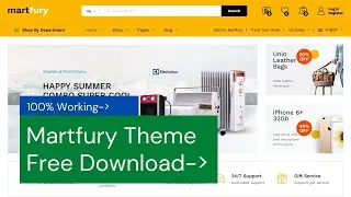 Download MARTFURY WooCommerce Marketplace WordPress Theme For Free