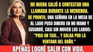 Mi nuera tramaba contra mí… hasta que una desconocida me alertó  ‘Huye por el baño ’