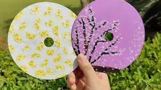 Easy CD painting ideas